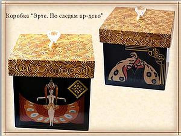 ​Декорируем коробку для мелочей: часть 1