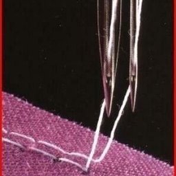 Как шить двойной иглой