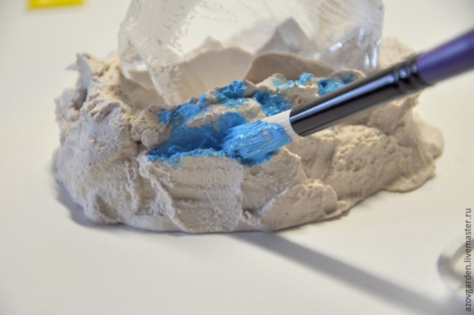 Создаём интерьерную статуэтку из стекла и гипса "Айсберг": часть 2 Создаём интерьерную статуэтку из стекла и гипса "Айсберг": часть 2