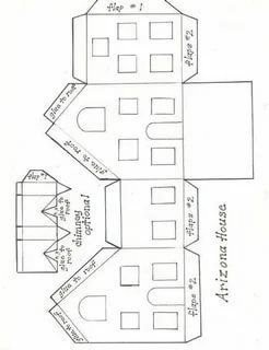 Пряничные домики из картона Пряничные домики из картона