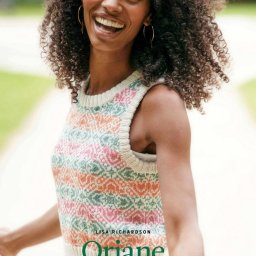 ​Жилет с жаккардом спицами