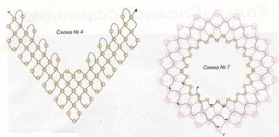 Цветочное колье из бисера: мастер-класс