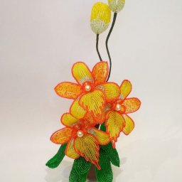 Орхидея из бисера