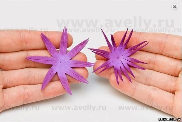 Мастер-класс: "Цветок астры" из фоамирана