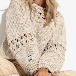 Узор из объемной пряжи