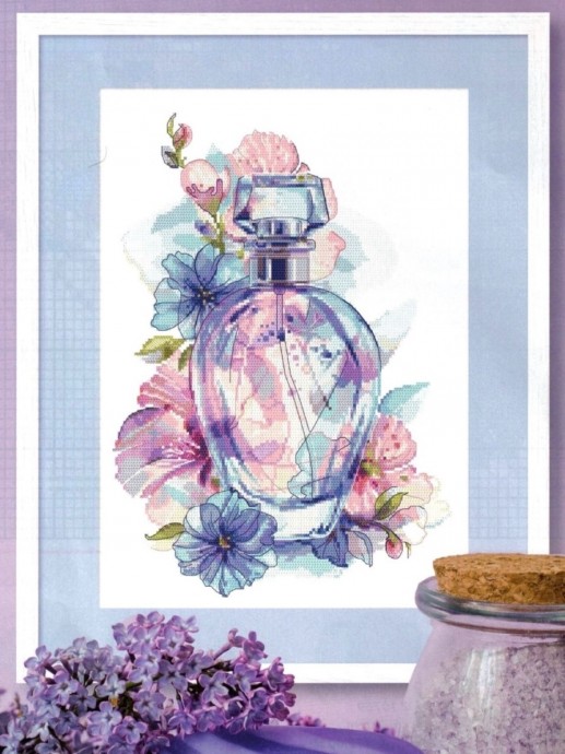 Вышиваем крестиком парфюм