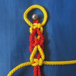 ​10 ажурных цепочек из 4-х нитей в технике макраме: часть 1