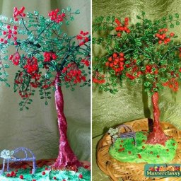 Осенняя рябина: мастер-класс