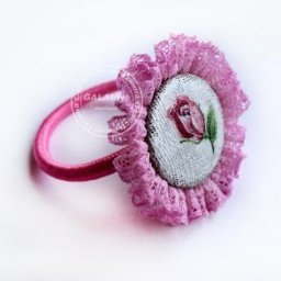 ​Мастерим заколочки или броши из натурального льна и кружева, с элементами декупажа