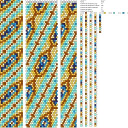​Схемы жгутов из бисера