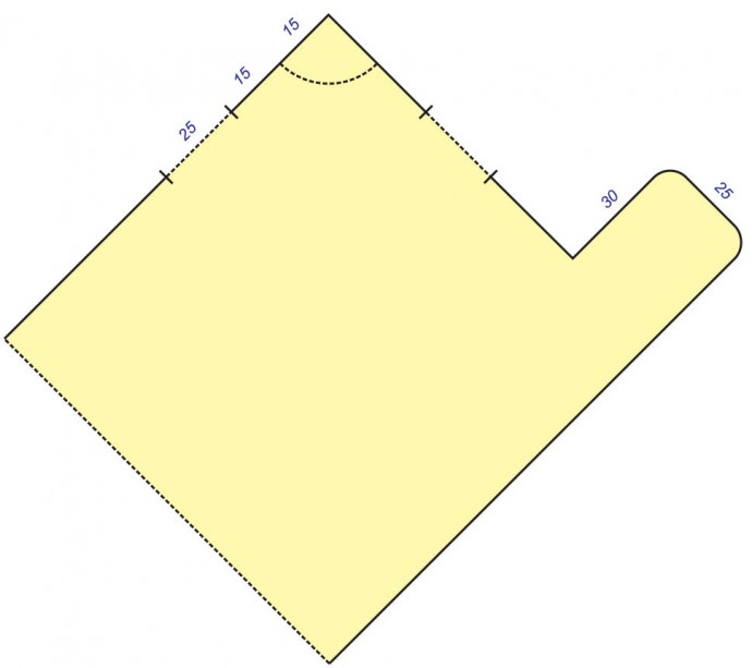​Войлочная геометрия: валяем асимметричную тунику без рукавов "Гостья из будущего", часть 6