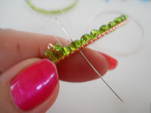 Ажурный браслет "Бабочки": часть 3