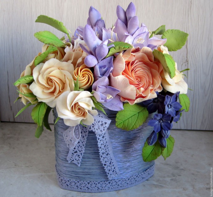 ​Чарующие букеты из фоамирана