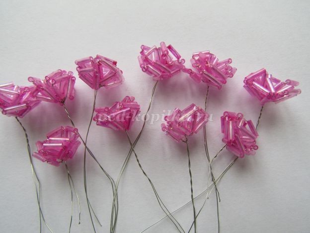 Как сделать дерево любви из бисера своими руками: мастер-класс, часть 2