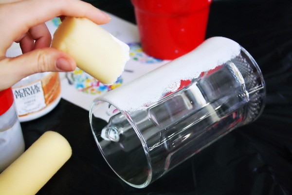 Преображаем пивную кружку в чудесную вазочку: часть 1