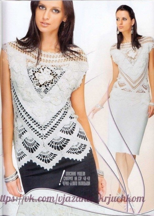 Интересные узоры для ажурных вещей
