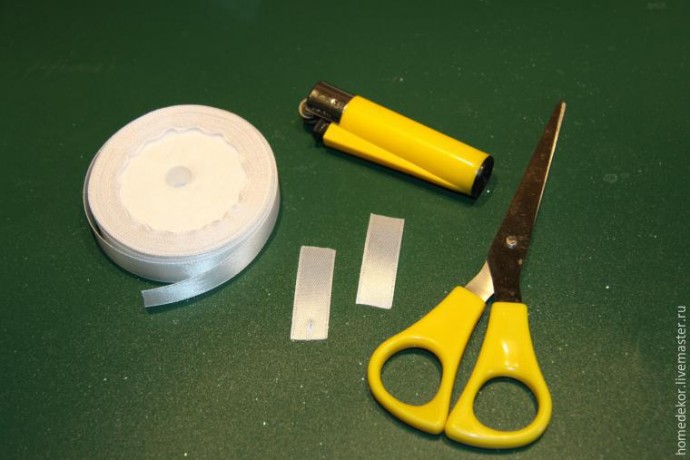 Декорируем ободок для волос "Нежная роза"