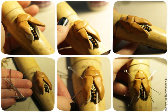 Лепим жука в стиле steampunk: часть 1