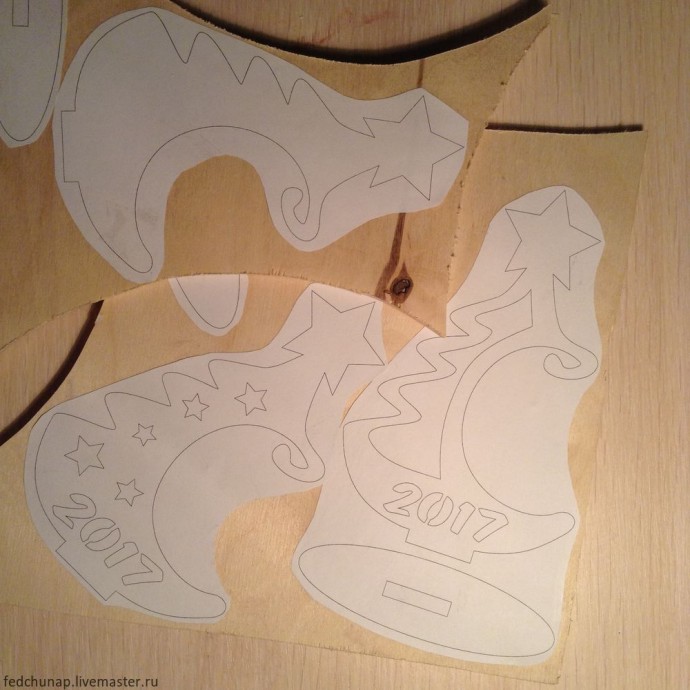 ​Новогодняя ёлочка из фанеры: часть 1