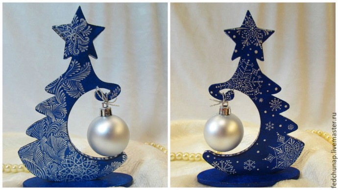 ​Новогодняя ёлочка из фанеры: часть 2