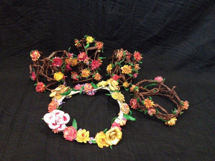 ​Создаем цветы из фоамирана для образа на фотосессию: часть 2