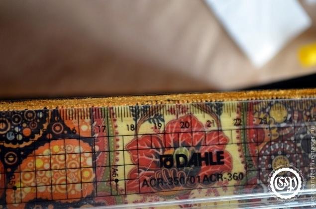 ​Коробка для чая превращается в восточную шкатулку: мастер-класс, часть 3