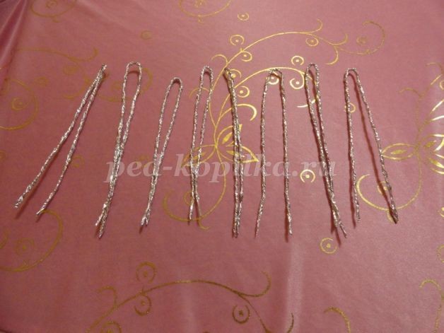 ​Праздничный подсвечник из фольги: часть 1