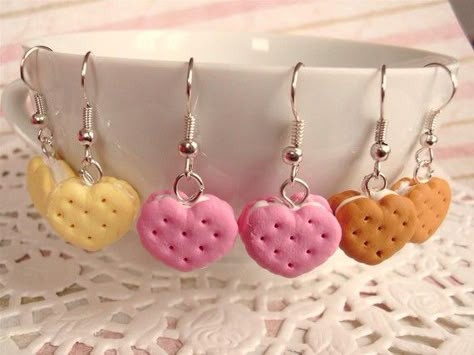 Серьги из полимерной глины