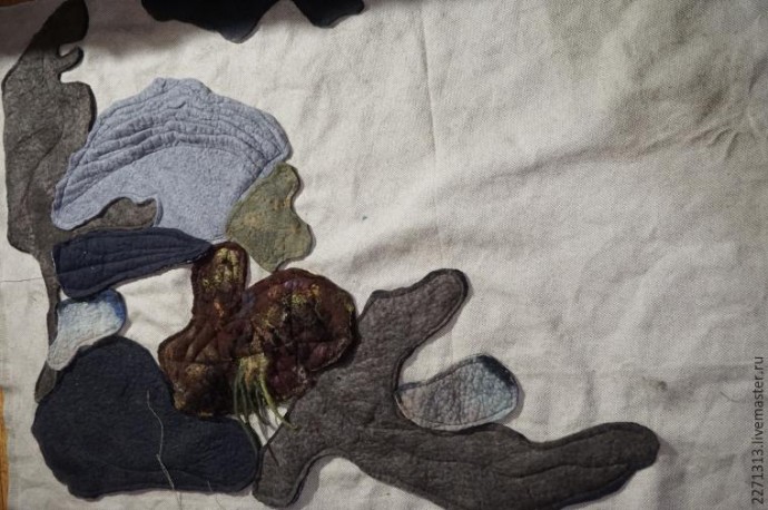 ​Шьем уютный коврик "Лесная полянка": часть 2