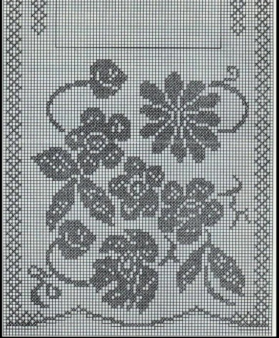 Схемы для филейного вязания Схемы для филейного вязания