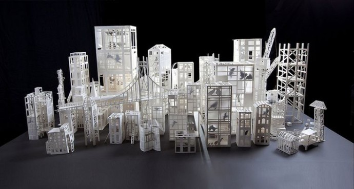 Архитектурное моделирование из бумаги Архитектурное моделирование из бумаги