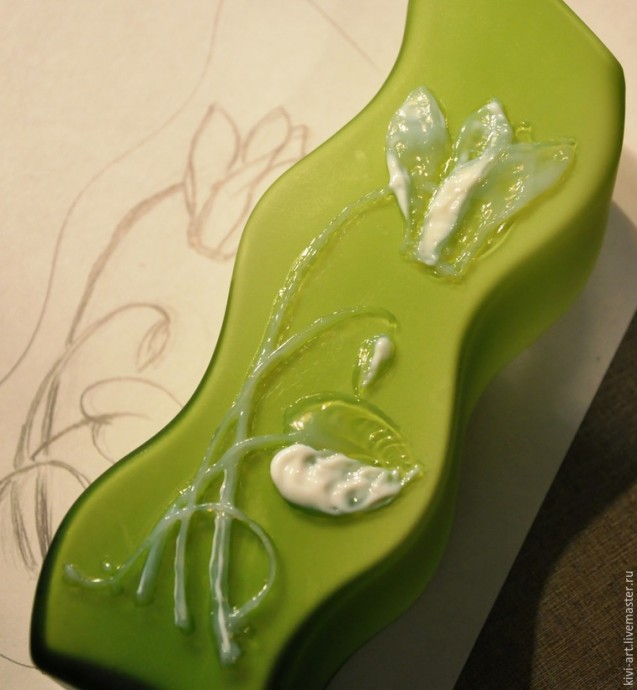 ​Декорирование вазы в стиле модерн: часть 2