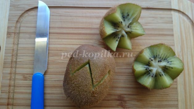 ​Фигурная нарезка из овощей и фруктов с фото для начинающих: часть 3