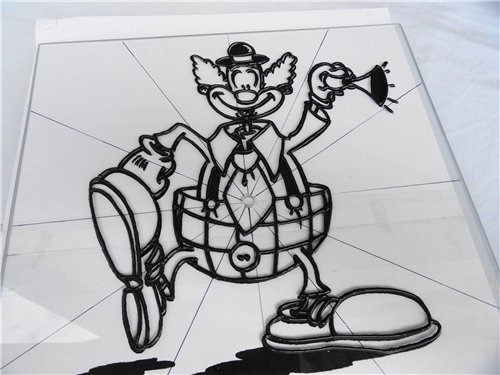 ​Создаем часы "Веселый клоун": часть 2