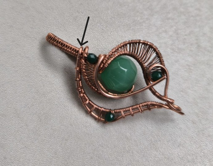 Кулон из проволоки в технике Wire wrap: часть 3