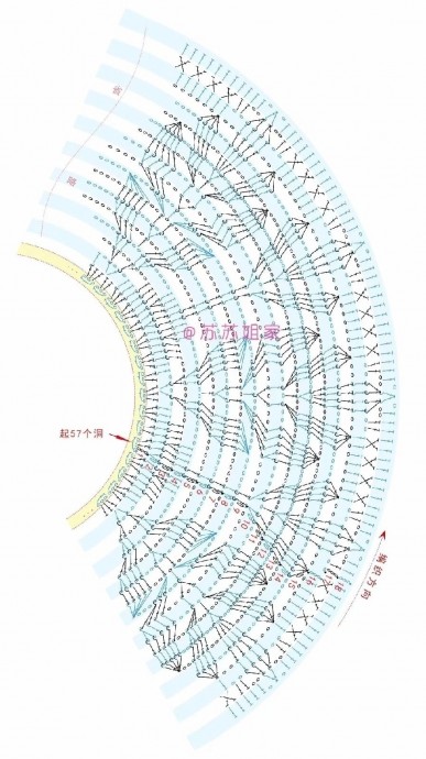 ​Осенний пуловер с изящными листьями