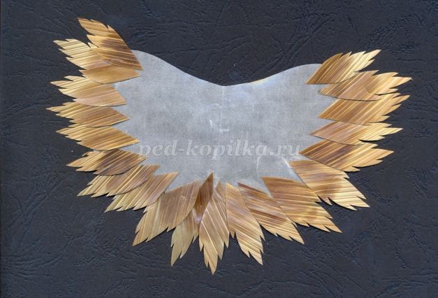 Панно из соломки "Прекрасный аист": часть 4 Панно из соломки "Прекрасный аист": часть 4