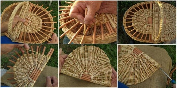 ​Уникальное плетение из лозы