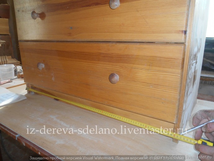 Ремонт деревянного комода: часть 1
