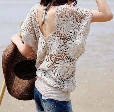 ​Туника с мотивами в виде спиралей