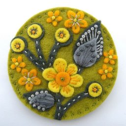 Броши из фетра с вышивкой: выбираем фетр для вышивки броши