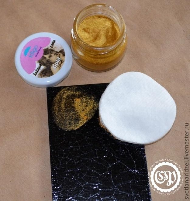 Коробка для чая превращается в восточную шкатулку: мастер-класс, часть 4