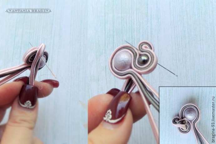 Красивые сутажные серьги: часть 1