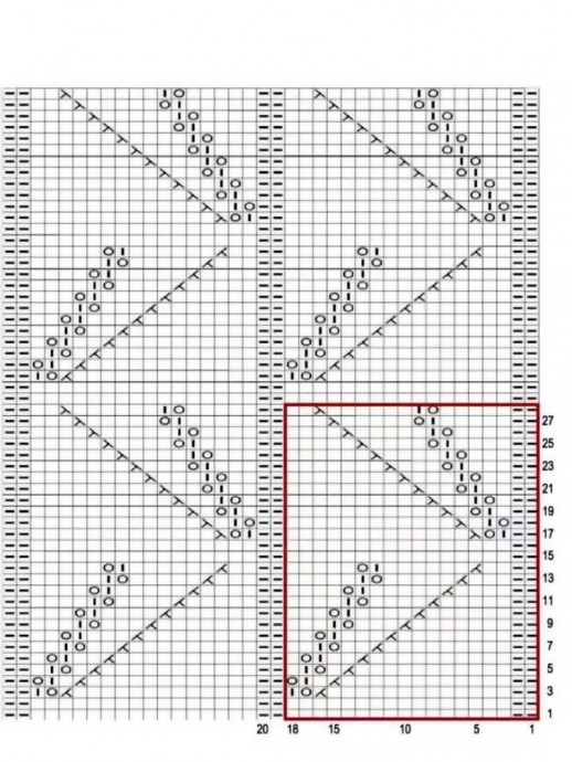 Красивый узор с листьями