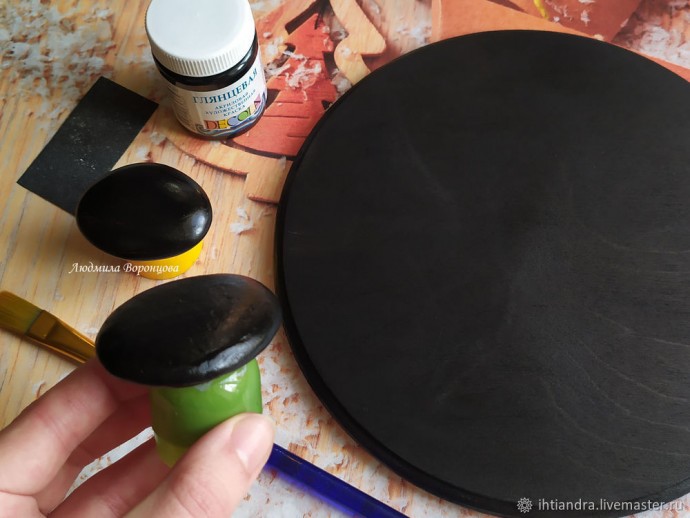 Создаём ключницу "Бычки и дерево изобилия": часть 1