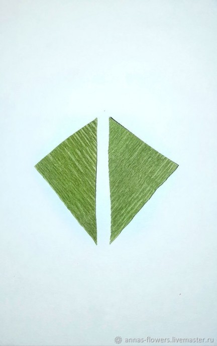 ​Мастерим красивую розу из гофрированной бумаги: часть 4