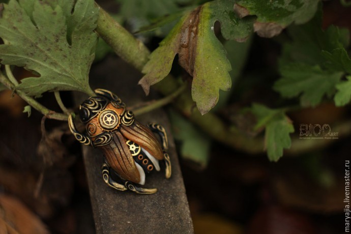 ​Лепим жука в стиле steampunk: часть 2