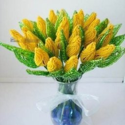 Тюльпаны из бисера