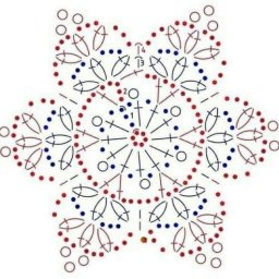 Вяжем снежинки