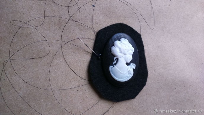 Делаем брошку с камеей: часть 1